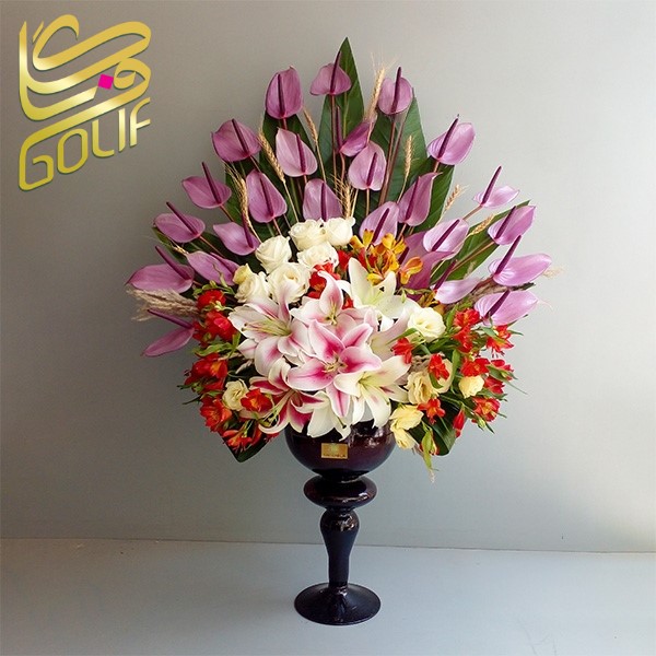 جام گل تبریک عاشقانه هدیه تولد عیادت نوزاد فوق لاکچری ارسال رایگان زیبا لاکچری ارسال فوری سریع گل فروشی آنلاین گل فروشی گلیف golif جعبه گل زیبا لاکچری آنترویم لیلیوم ارکیده